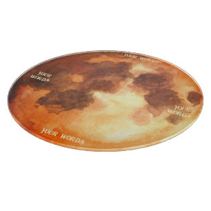 Create Your Own Mystical Orange Moon Altar Board