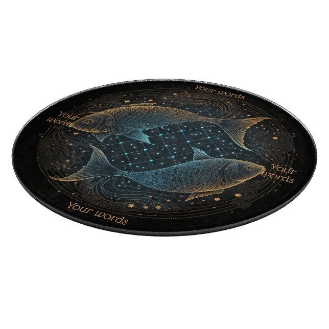 Create Your Own Mystical Pisces Glass Altar Board (Corner)