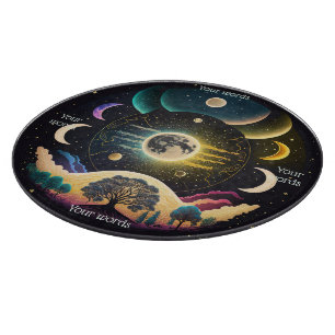 Create Your Own Mystical Sonic Moon Waves Cutting Board