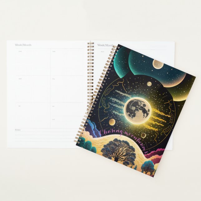 Create Your Own Mystical Sonic Moon Waves Planner (Display)