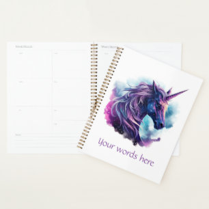 Create Your Own Mythical Purple Unicorn Planner