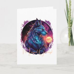 Create Your Own Mythical Sith Wild Cat Card