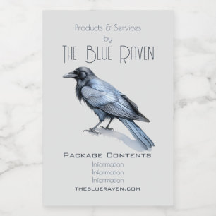 Create Your Own Mytsical Blue Raven Apothecary  Food Label