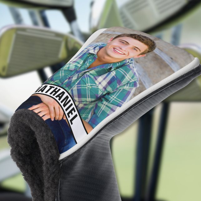 Create Your Own Name Monogram Photo Golf Head Cover (Create your Own Photo Golf Head Cover)
