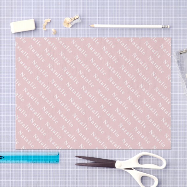Create Your Own Name Personalised Tissue Paper (Craft)