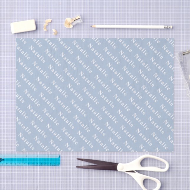 Create Your Own Name Personalised Tissue Paper (Craft)