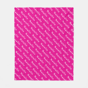 Create Your Own Name Personalized Fleece Blanket