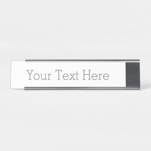 Create Your Own Name Plate | Zazzle