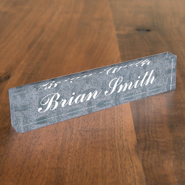 Create your own name plate (Side)
