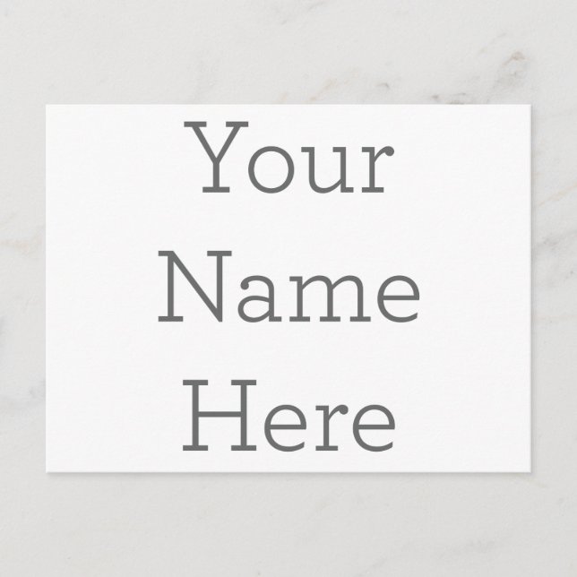 Post Card, Size: Standard Postcard, Paper: Signature Matte, Envelopes: None (Front)