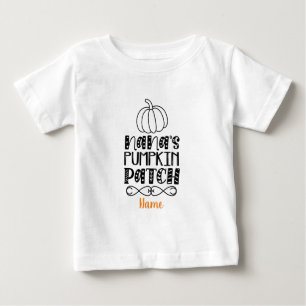 Create Your Own Nana's Little Pumpkin Patch Baby T-Shirt