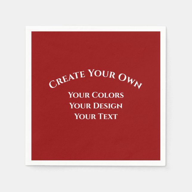 Create Your Own Napkin (Front)