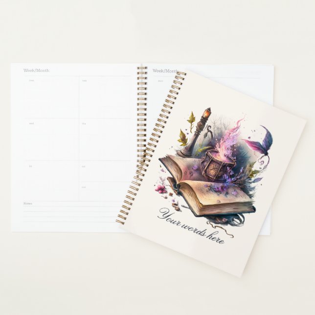 Create Your Own Nature Witch Spell Book Planner (Display)