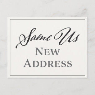 Create Your Own New Address Postcard
