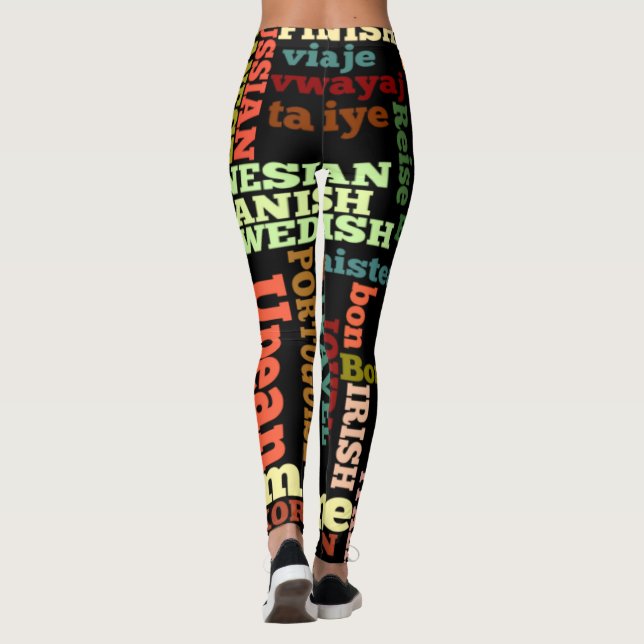 Create Your Own Nice Trip Colourful Pants (Back)