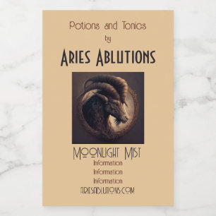 Create Your Own Noble Ram Aries Wine Label