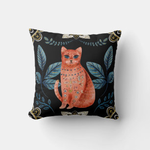 Create Your Own Nordic Red Cat Cushion