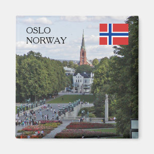 Create your own Norway photo travel souvenir Magnet