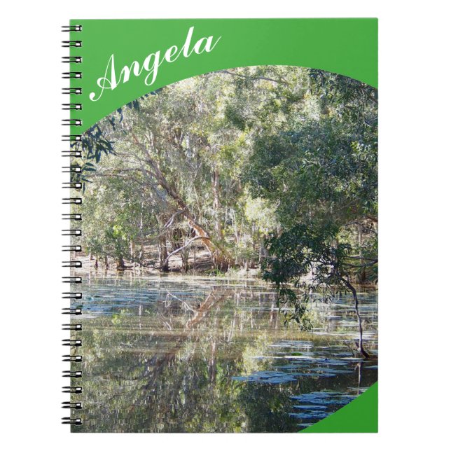 Create your own notebook - green (Front)