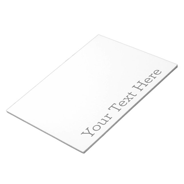 27.9 cm x 21.6 cm (11" x 8.5") Notepad - 40 pages (Angled)