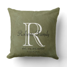 Create Your Own Olive Faux Leather Monogram