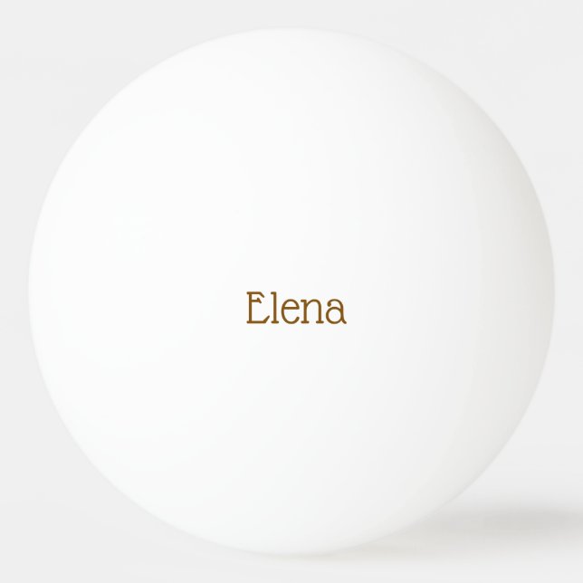 Create Your Own One Star Ping Pong Ball (Front)
