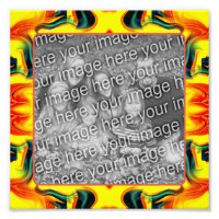 Create Your Own Orange And Yellow Frame 8x8