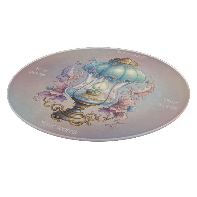 Create Your Own Ornate Fairy Lamp Cutting Board (Corner)