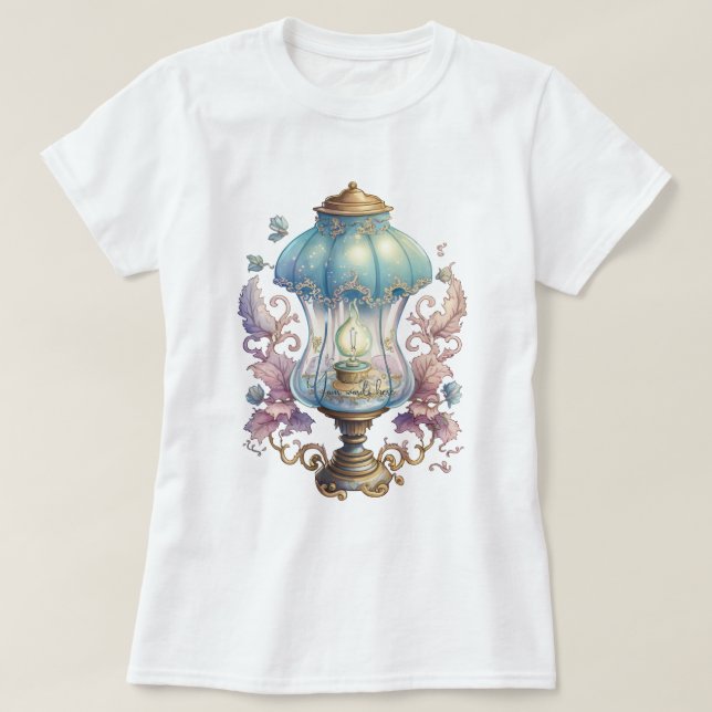 Create Your Own Ornate Fairy Lamp T-Shirt (Design Front)