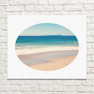Create Your Own Oval Landscape Photo Canvas Print