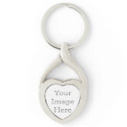 Create Your Own Oval Metal Keychain