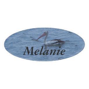 Create your own oval name tag