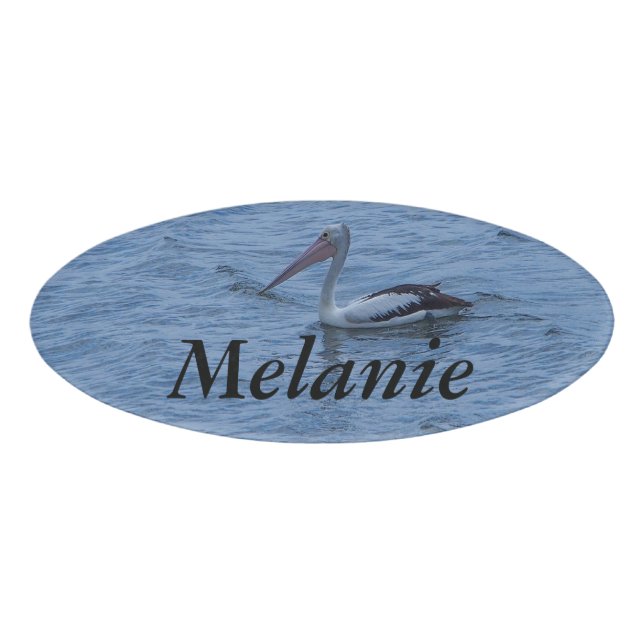 Create your own oval name tag (Front)