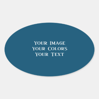 Create Your Own Oval Sticker
