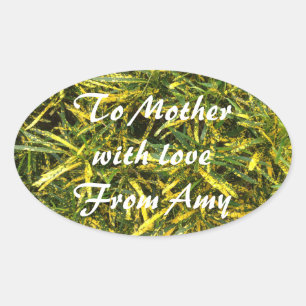 Create your own oval sticker