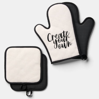 Create your own Oven Mitt Oven Mitt & Pot Holder Set