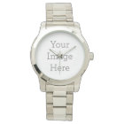 Create Your Own Oversized Two-Tone Bracelet Watch