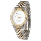 Create Your Own Oversized Two-Tone Bracelet Watch