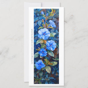 Create Your Own Painted Perriwinkle Bookmark Card