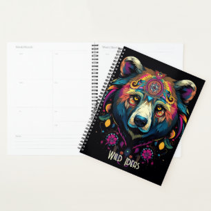 Create Your Own Painted Tribal Bear Totem Animal Planner