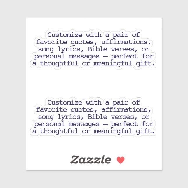 Create Your Own Pair of Custom Quote Verse Navy S (Sheet)