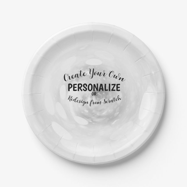 Create Your Own Paper Plate (Front)