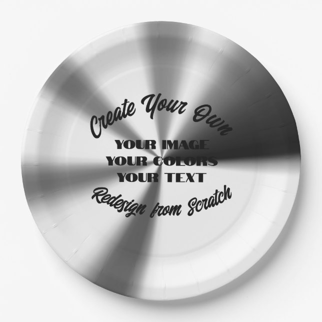 Create Your Own Paper Plate (Front)