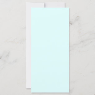 Create Your Own Pastel Cyan Wedding Menu