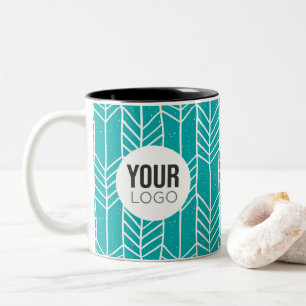 Create Your Own Pattern Logo Two-Tone Coffee Mug