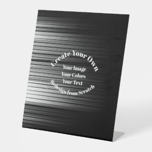 Create Your Own Pedestal Sign