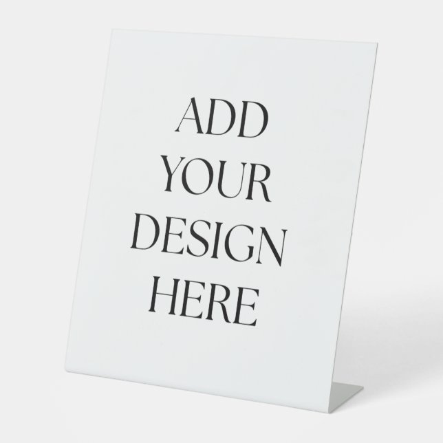 Create Your Own Pedestal Sign (Front)