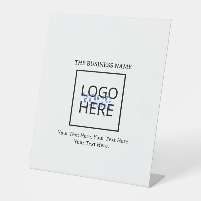 Create your own  pedestal sign (Front)