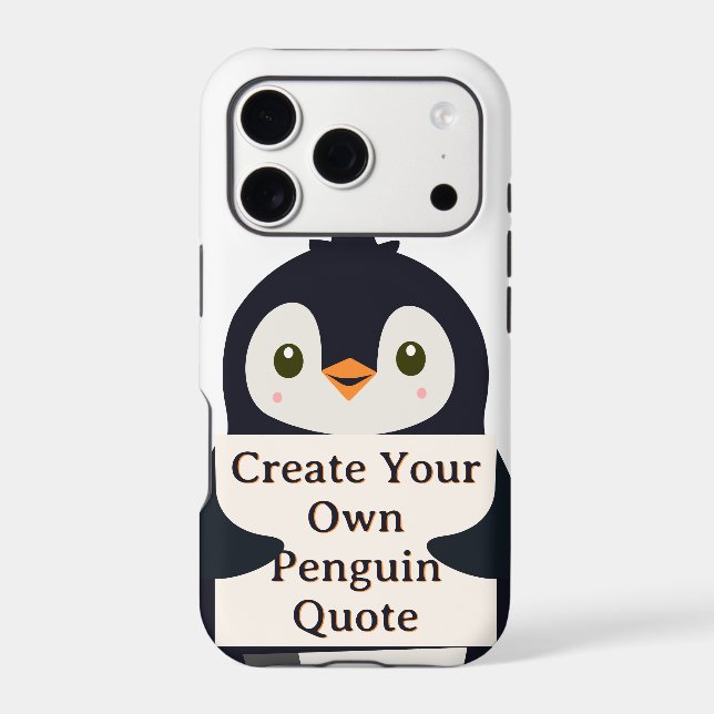 Create Your Own Penguin Quote (Back)