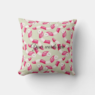Create Your Own Peppermint Worms Christmas Cushion